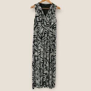 Mario Serrani Green Patterned Maxi Dress